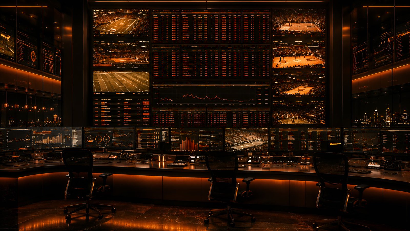 Bettors gathered around glowing screens watching the games together, the Degen Hoops community